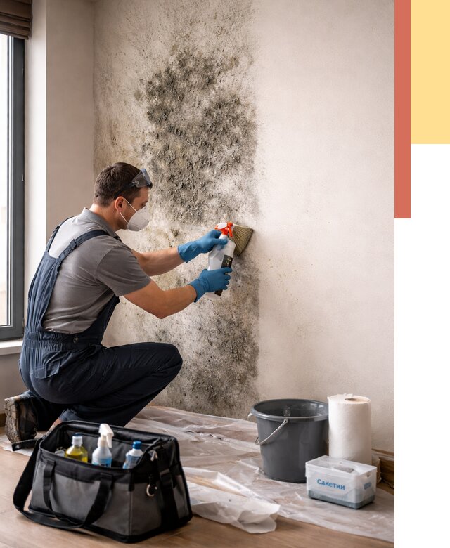 Удаление плесени со стен в Ростове-на-Дону от 2242 руб. — быстро и недорого | ОТДЕЛОЧНИК-Рст