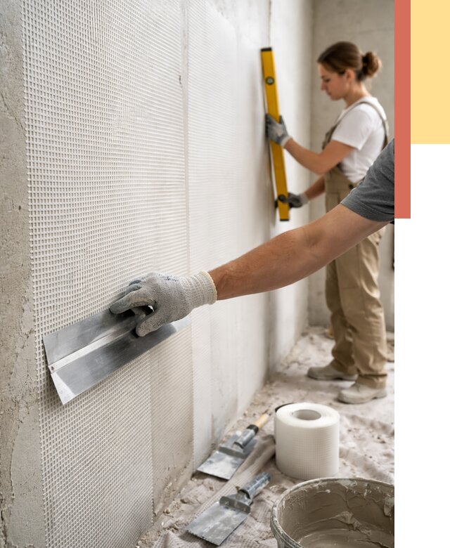 Армирование стен стеклосеткой в Ростове-на-Дону от 3337 руб. под ключ | ОТДЕЛОЧНИК-Рст