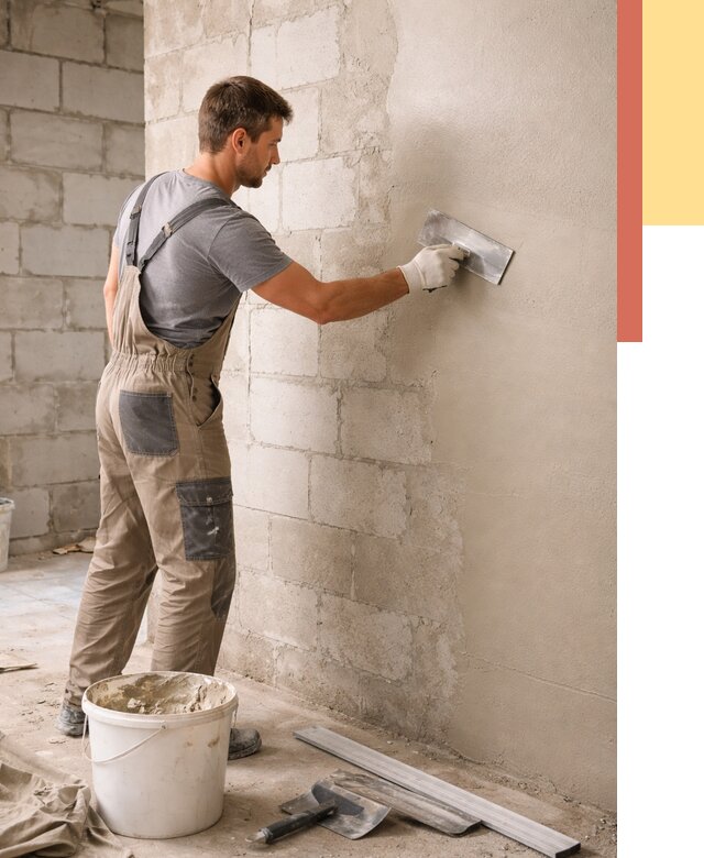 Штукатурка стен из газобетона в Ростове-на-Дону от 2190 руб./м2 — быстро и недорого | ОТДЕЛОЧНИК-Рст