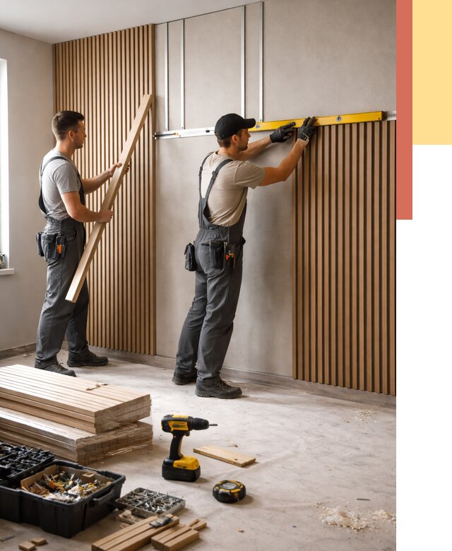 Монтаж реечных панелей на стены в Ростове-на-Дону от 1251 руб. — быстро и недорого | ОТДЕЛОЧНИК-Рст