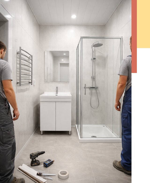 Отделка ванной комнаты панелями ПВХ в Ростове-на-Дону от 4693 руб. за м2 | ОТДЕЛОЧНИК-Рст