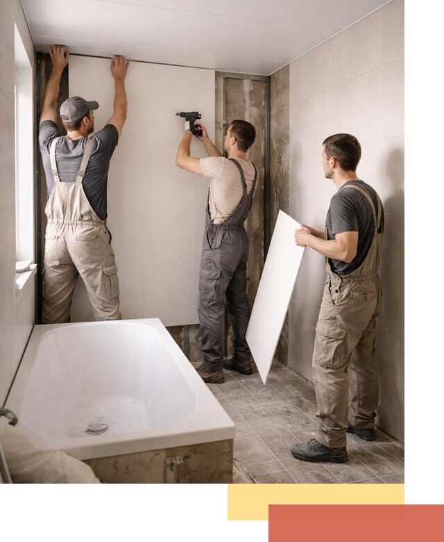 Отделка ванной панели ПВХ профессионально в Ростове-на-Дону