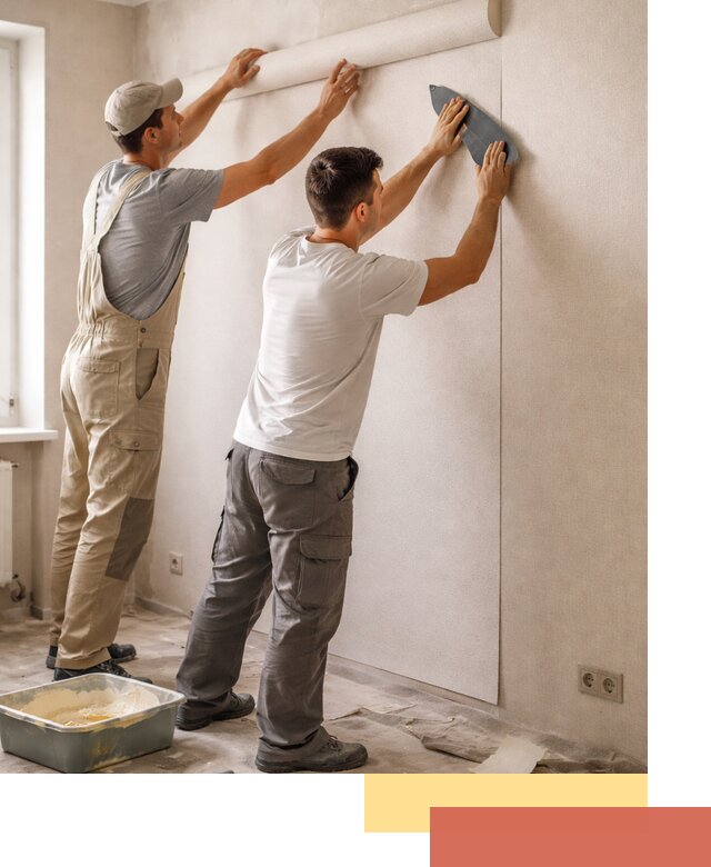 Поклейка виниловых обоев в Ростове-на-Дону профессионально и качественно