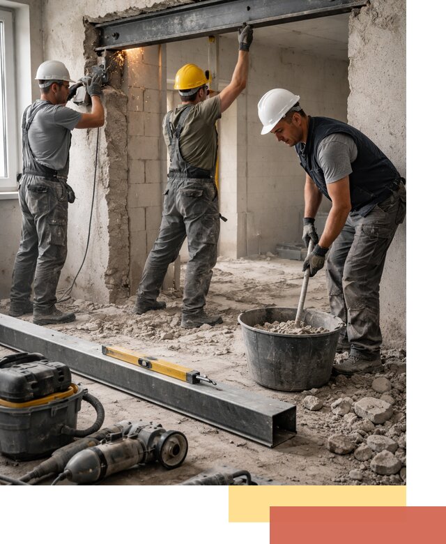 Создание проемов в стенах и несущих конструкциях в Ростове-на-Дону