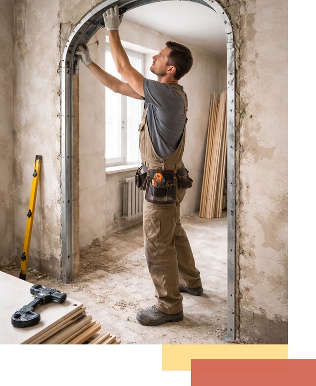 Устройство арочного проема в Ростове-на-Дону под ключ