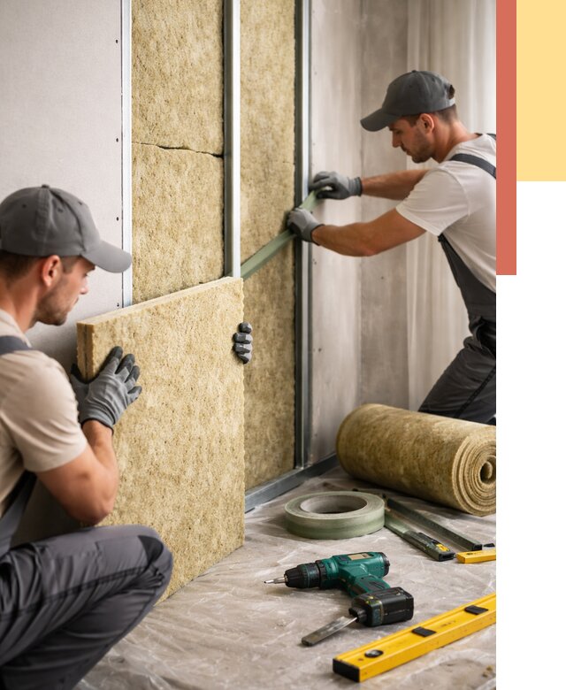 Шумоизоляция стен в Ростове-на-Дону под ключ от 1929 руб. | ОТДЕЛОЧНИК-Рст