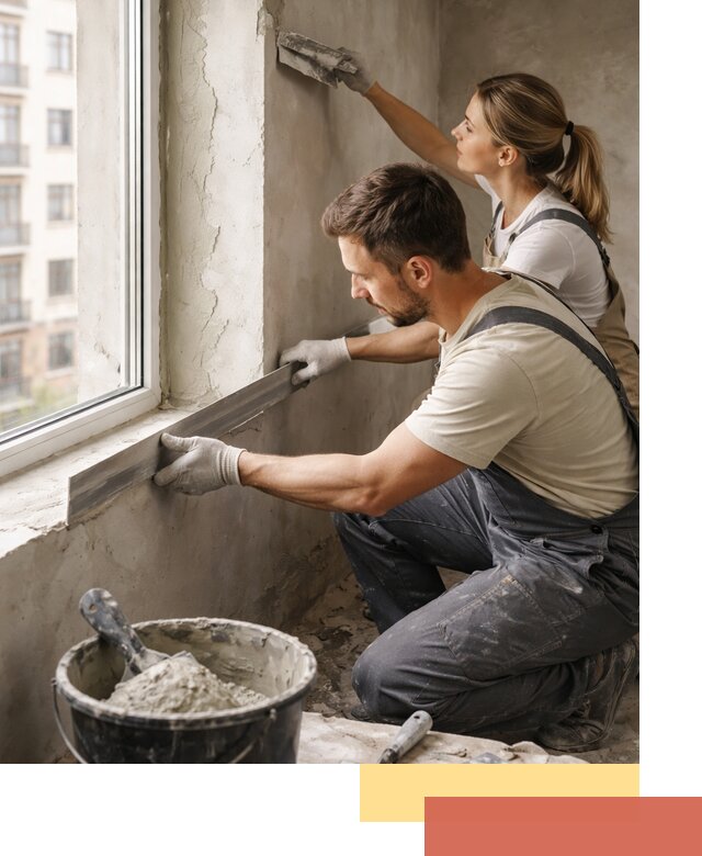 Штукатурка откосов дверей и окон профессионально в Ростове-на-Дону