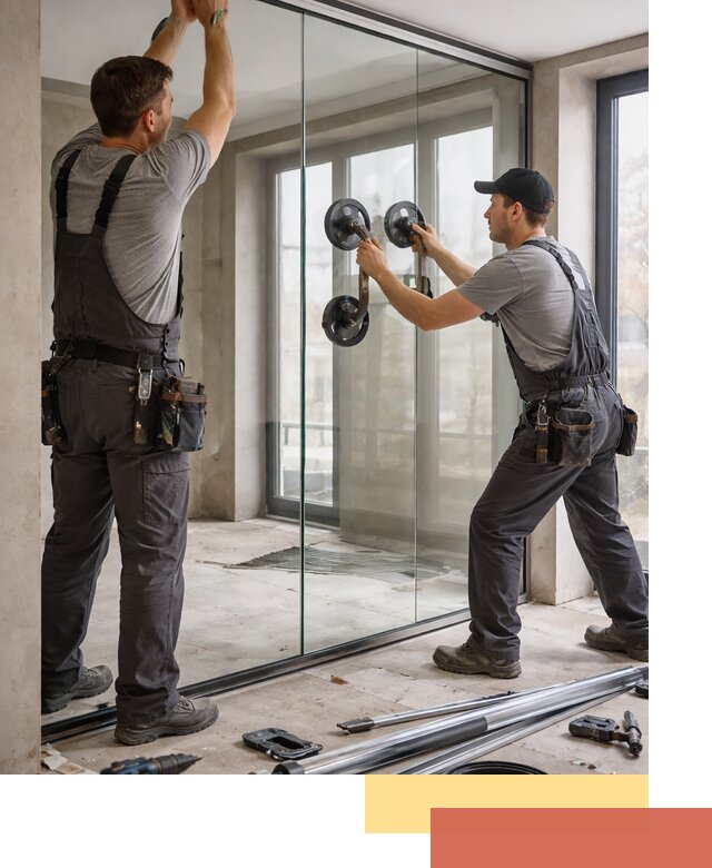 Цельностеклянные перегородки под ключ в Ростове-на-Дону