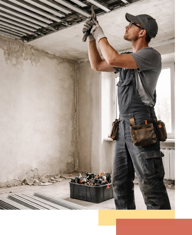 Демонтаж реечного потолка в Ростове-на-Дону быстро и аккуратно