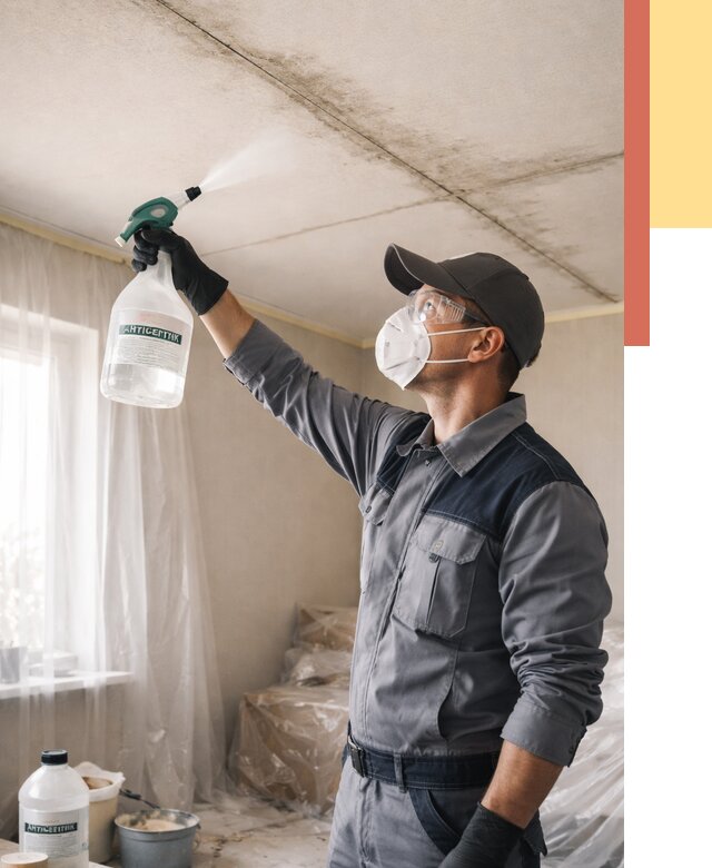 Антисептическая обработка потолка в Ростове-на-Дону от 2607 руб. | ОТДЕЛОЧНИК-Рст