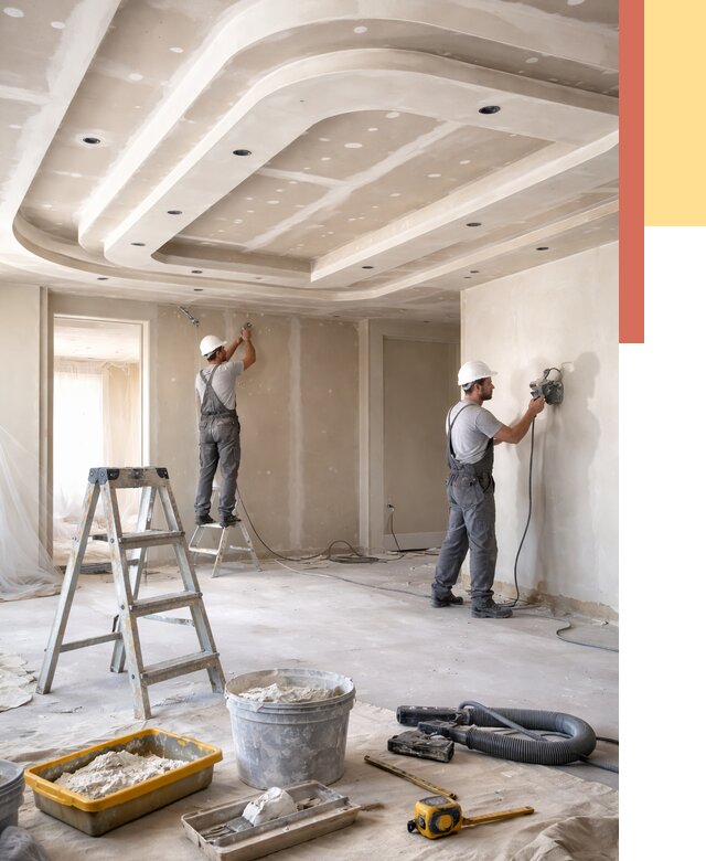 Многоуровневый потолок из гипсокартона в Ростове-на-Дону от 782 руб. под ключ | ОТДЕЛОЧНИК-Рст