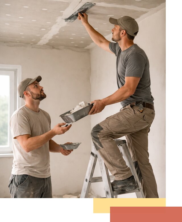 Шпаклевка потолка из гипсокартона в Ростове-на-Дону качественно и быстро