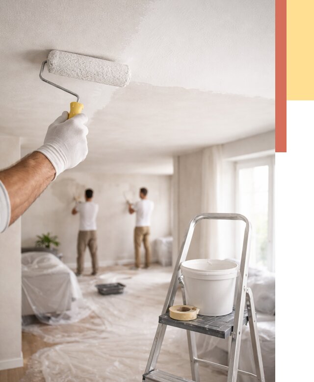 Покраска потолка акриловой краской в Ростове-на-Дону от 2607 руб. | ОТДЕЛОЧНИК-Рст