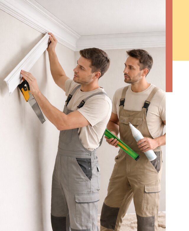 Монтаж потолочного плинтуса в Ростове-на-Дону от 2399 руб. — быстро и недорого | ОТДЕЛОЧНИК-Рст